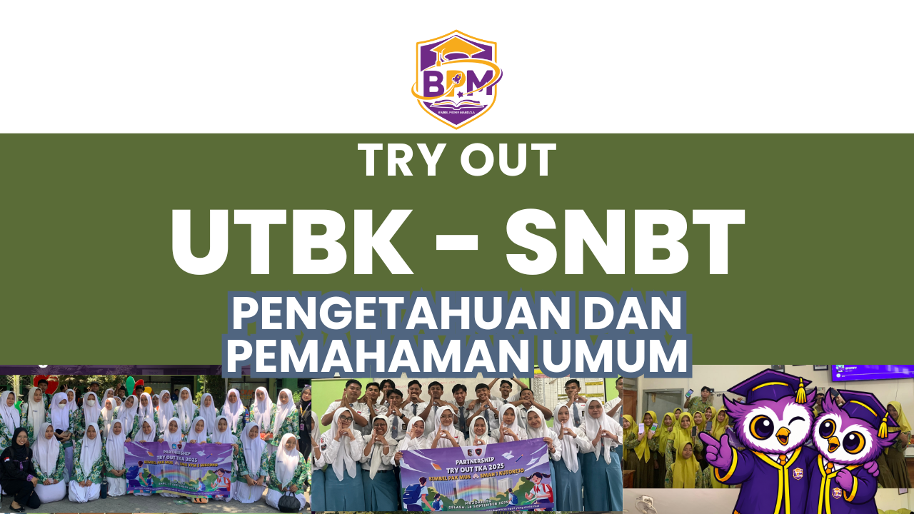 Tryout Pengetahuan dan Pemahaman Umum