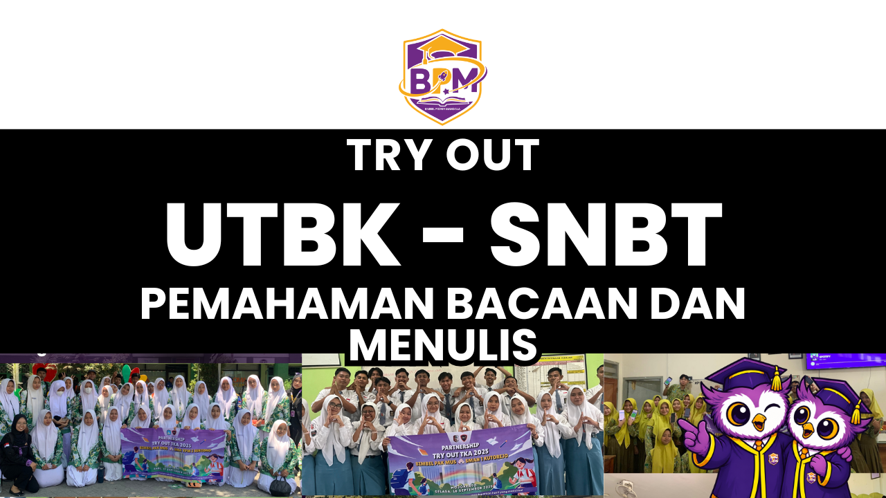 Tryout Pemahaman Bacaan dan Menulis